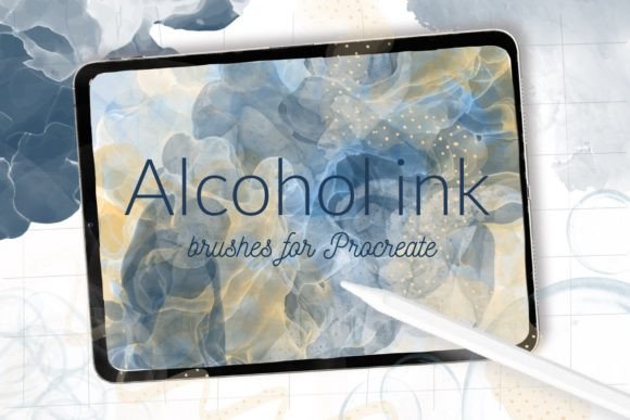 Download Alcohol Ink Brushes for Procreate - Ink Collection