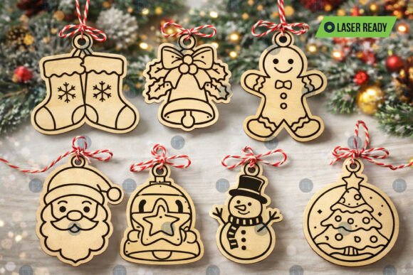 Download Paintable Christmas Ornaments SVG Bundle - Ornaments Collection
